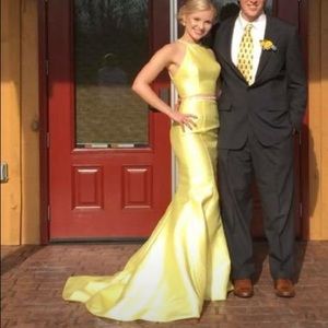 COPY - Sherri hill yellow prom dress!